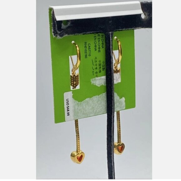 kate spade Romantic Rocks Linear Earrings NWT - Picture 3 of 3